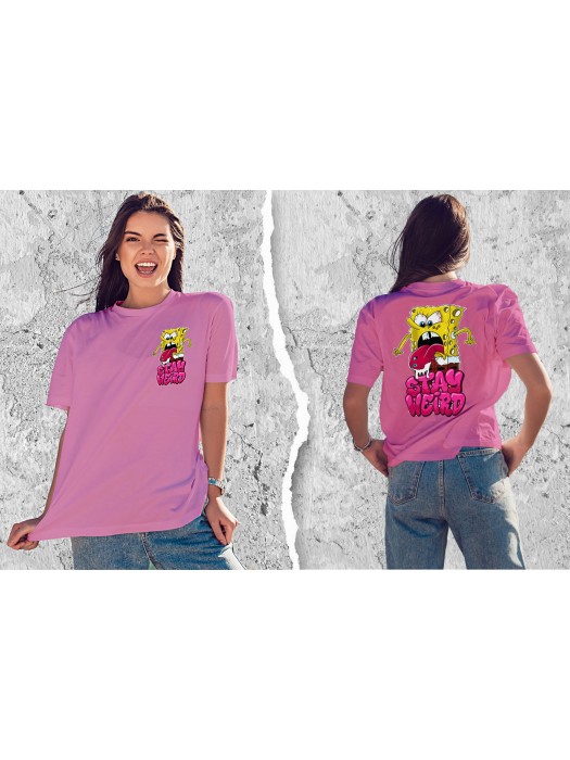 Дамска тениска SPONGE WEIRD - STAY WEIRD